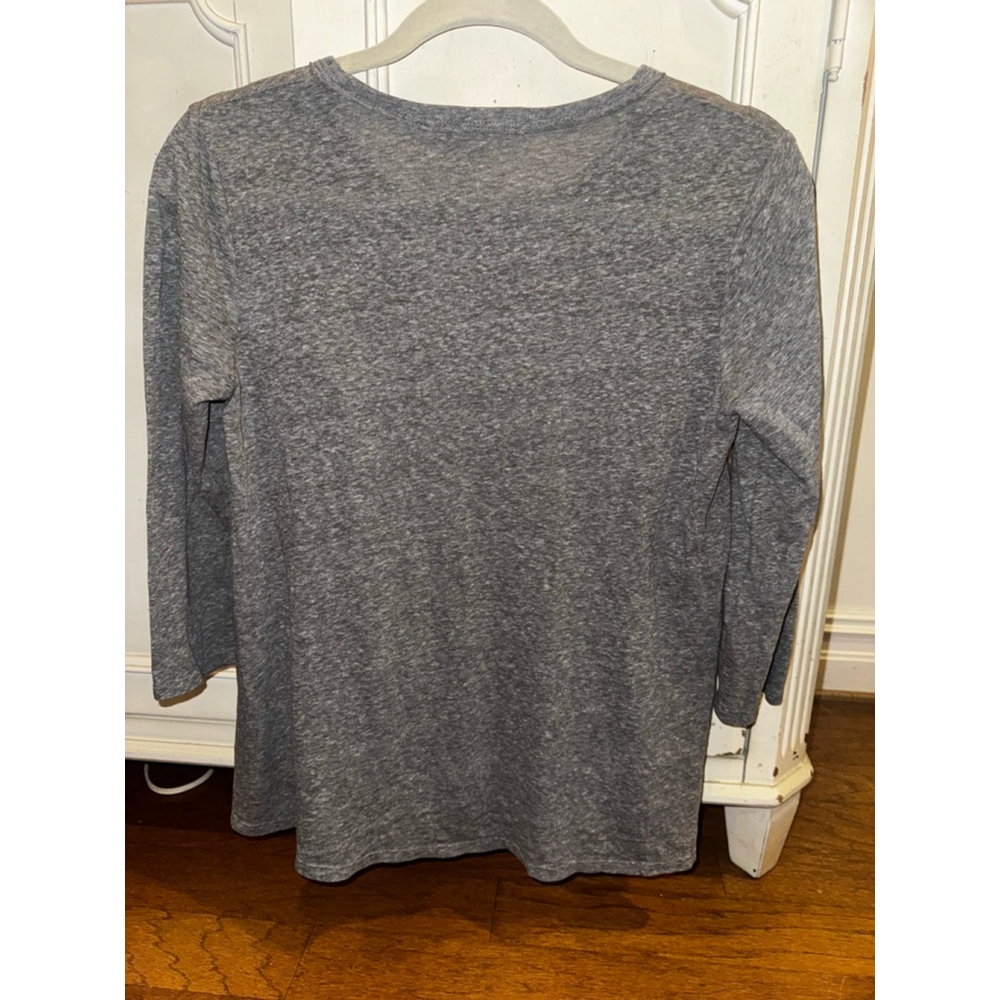Women's Truly Madly Deeply Gray Long Sleeve Tee XS